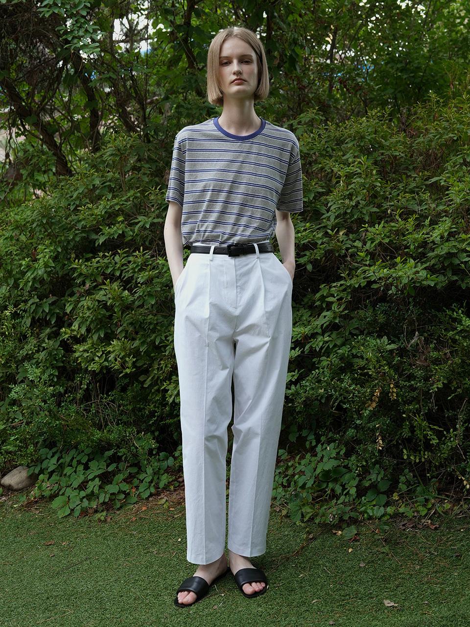 LEIE HANA COTTON CHINO PANTS (WHITE)