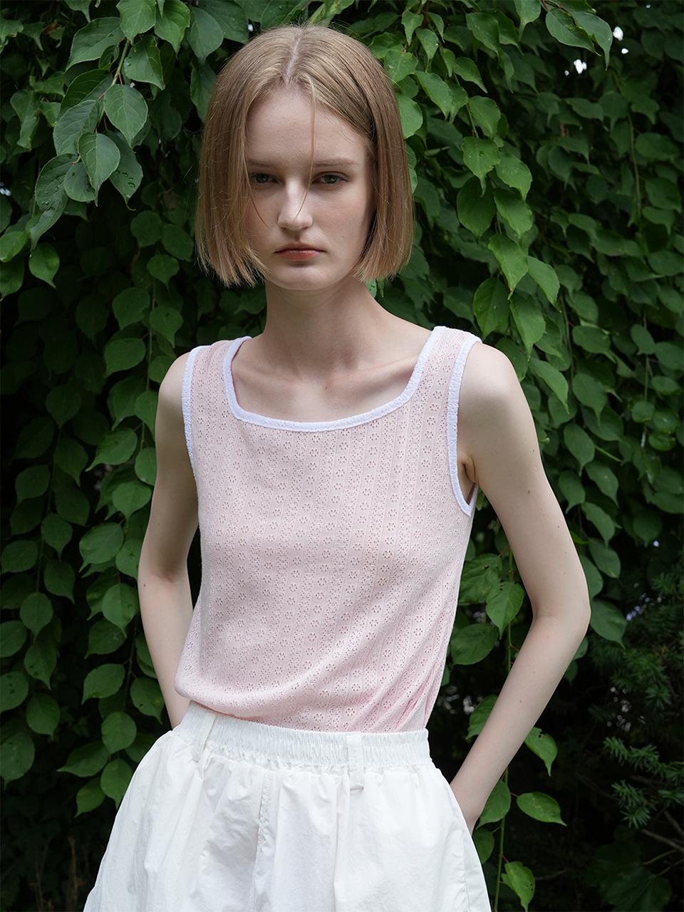 LEIE HENA SKASHI SLEEVELESS KNIT (PINK)