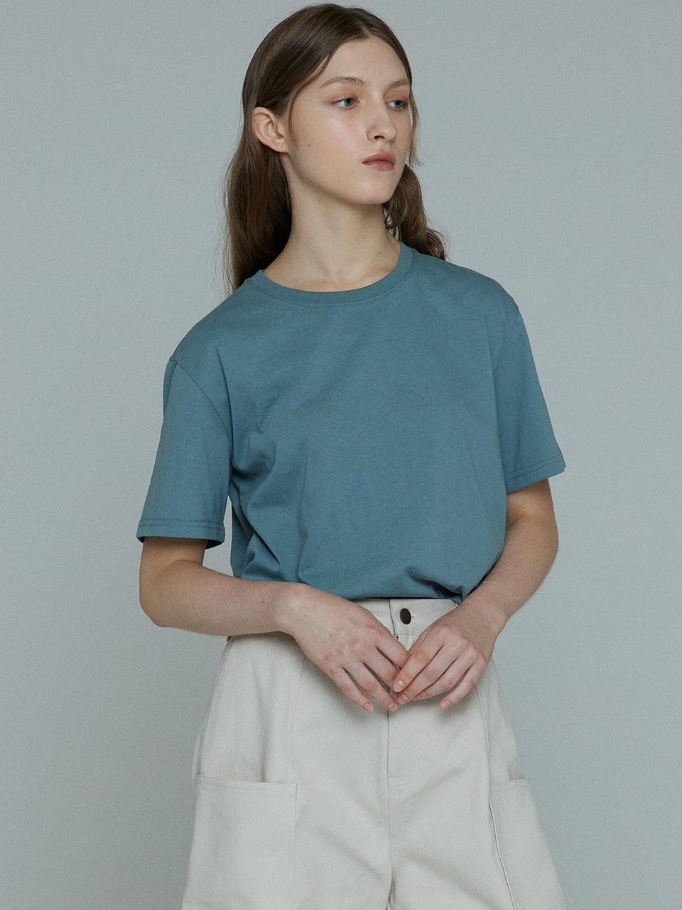 LEIE Lima Silket Cotton T-shirt (Aqua)