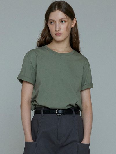 LEIE Lima Silket Cotton T-shirt (Khaki)