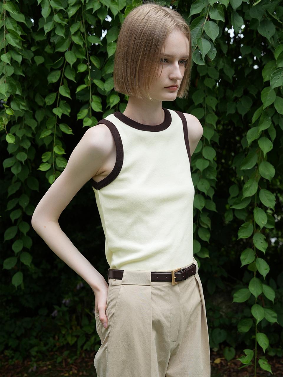LEIE MUA COTTON SLEEVELESS TOP
