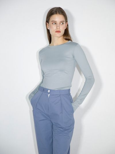 LEIE Pia Slim Top _Blue