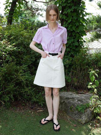 LEIE SUNNY A-LINE MINI SKIRT