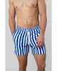 LEISURE LAB LEISURE LAB Blue Wake Swim Trunk  - 1