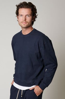 LEISURE LAB LEISURE LAB Cotton Lounge Crewneck