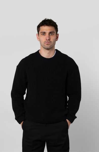 LEISURE LAB LEISURE LAB Cozy Quilt Crewneck