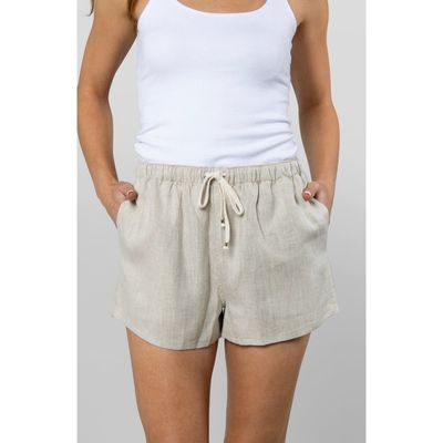 LEISURE LAB LEISURE LAB Linen Resort Short