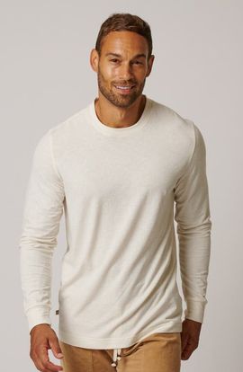 LEISURE LAB LEISURE LAB Long Sleeve Slub T-Shirt