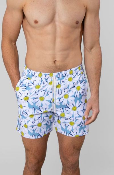 LEISURE LAB LEISURE LAB Summer Daisies Swim Trunk 