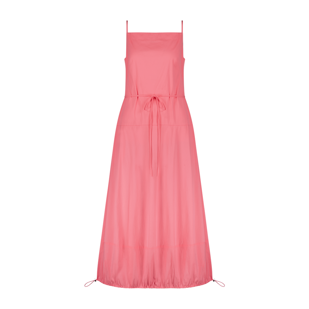 Lela Rose Lela Rose Cotton Poplin Bubble Hem Dress