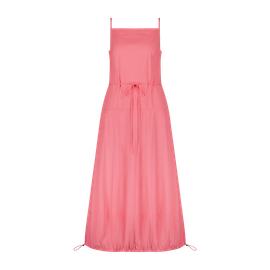 Lela Rose Lela Rose Cotton Poplin Bubble Hem Dress