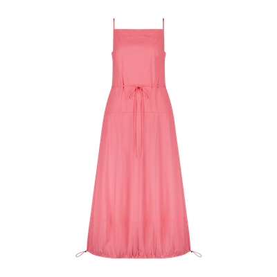 Lela Rose Lela Rose Cotton Poplin Bubble Hem Dress
