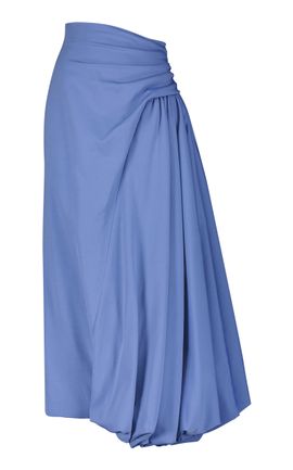 Lela Rose Lela Rose Faille Draped Bubble Skirt