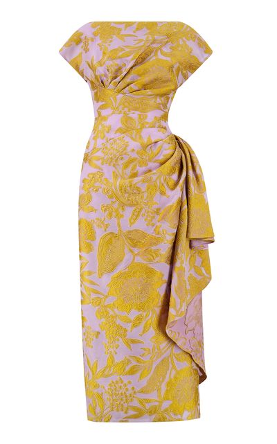 Lela Rose Lela Rose Floral Fil Coupé Florence Dress