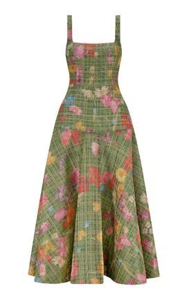 chinese dress ladies Lela Rose Beaded Floral Illusion Neck Column Gown  Runway Catalog
