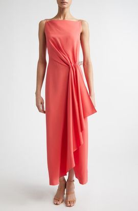 Lela Rose - Fruit Guipure Lace Dress in Peony at Nordstrom