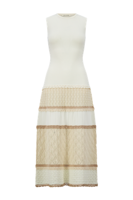 Lela Rose Lela Rose Pointelle Knit Dress