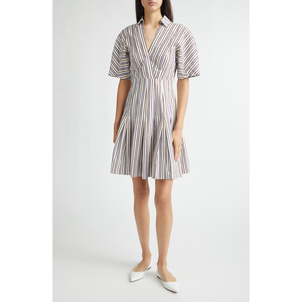 Lela Rose Lela Rose Stripe Cotton Dress