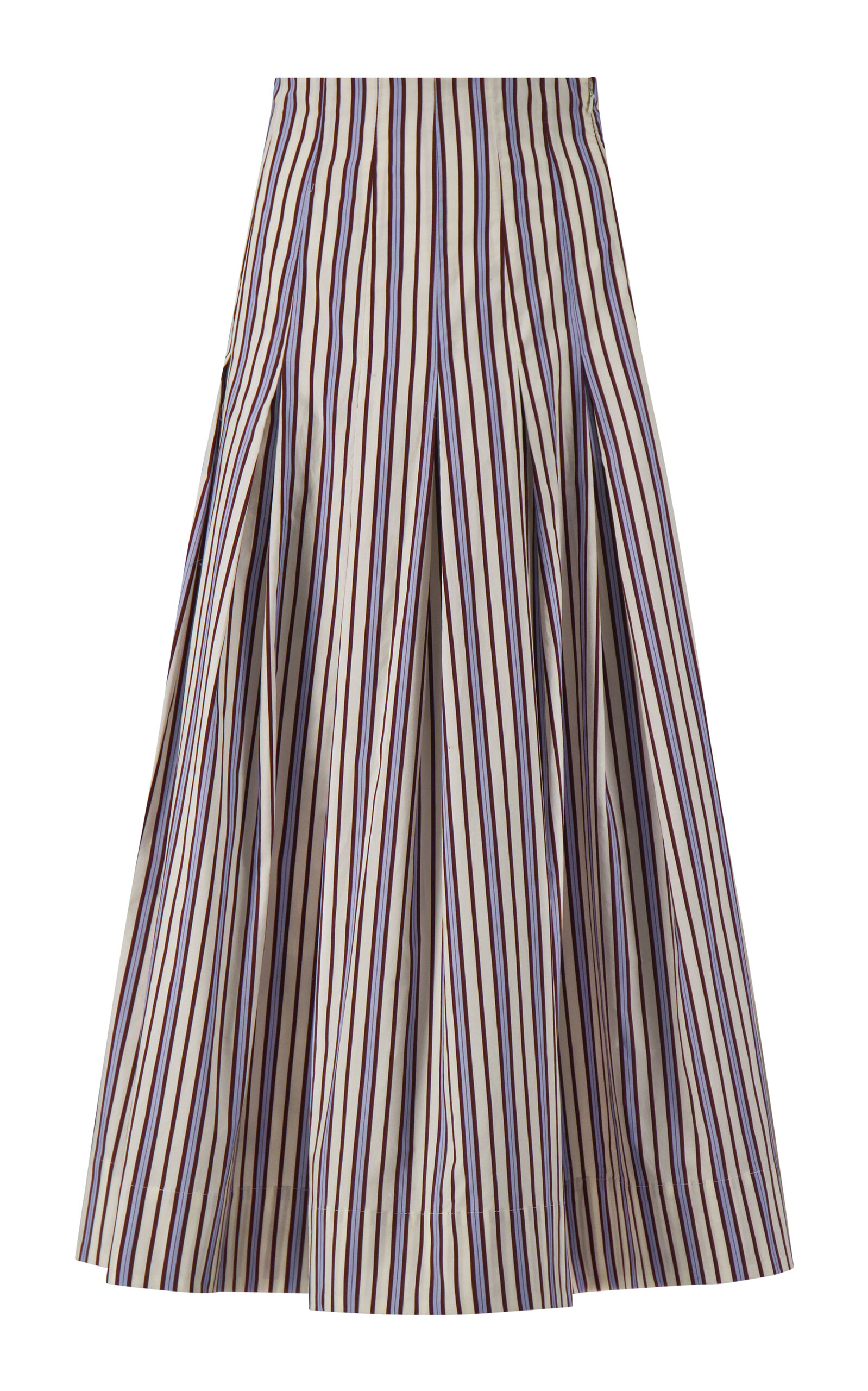Lela Rose Lela Rose Striped Cotton Full Skirt