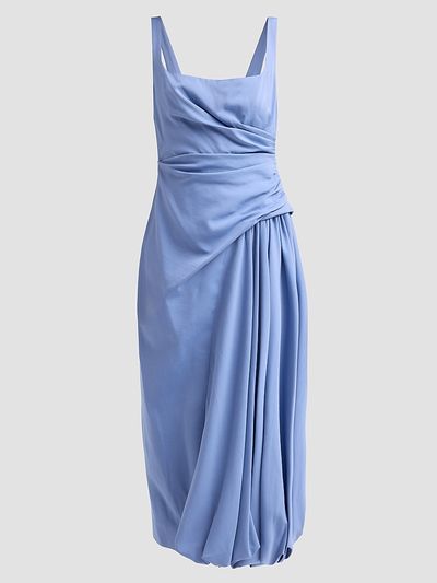 Lela Rose Women's Faille Bubble Midi Dress