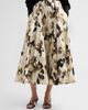 Lela Rose Women's Parker Ikat Polka Dot Midi-Skirt - 4