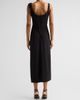 Lela Rose Women's Peony-Embroidered Twist Midi Dress - 3