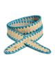 Lele Sadoughi Lele Sadoughi Adjustable Raffia Knot Belt Turquoise One - 6