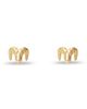 Lele Sadoughi Lele Sadoughi Aries Zodiac Stud Earrings - 1