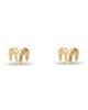 Lele Sadoughi Lele Sadoughi Aries Zodiac Stud Earrings - 2