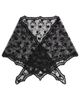 Lele Sadoughi Lele Sadoughi Audrey Lace Scarf Jet Floral One - 1