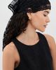 Lele Sadoughi Lele Sadoughi Audrey Lace Scarf Jet Floral One - 3