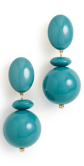 Lele Sadoughi Lele Sadoughi Aventura Drop Earrings Turquoise One