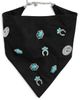 Lele Sadoughi Lele Sadoughi Bonnie Brooch Scarf Necklace Jet One - 1
