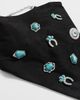Lele Sadoughi Lele Sadoughi Bonnie Brooch Scarf Necklace Jet One - 4