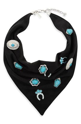 Lele Sadoughi Lele Sadoughi Bonnie Concho Scarf Necklace
