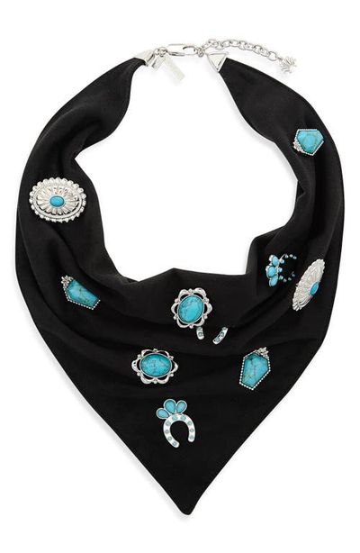 Lele Sadoughi Lele Sadoughi Bonnie Concho Scarf Necklace