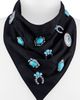Lele Sadoughi Lele Sadoughi Bonnie Concho Scarf Necklace - 2