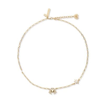 Lele Sadoughi Lele Sadoughi Cancer Zodiac Necklace