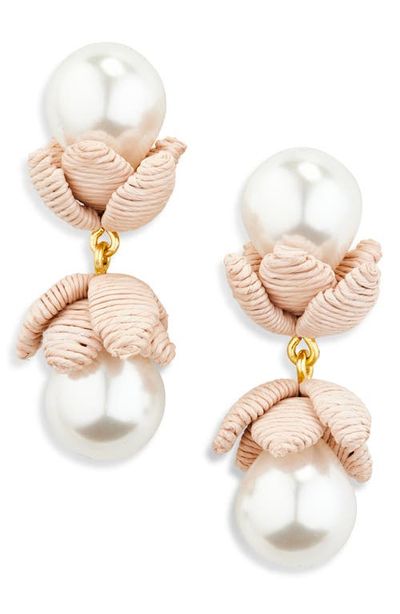 Lele Sadoughi Lele Sadoughi Chloris Faux Pearl Drop Earrings