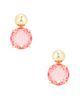 Lele Sadoughi Lele Sadoughi Crystal Cactus Flower Stud Earrings - 1
