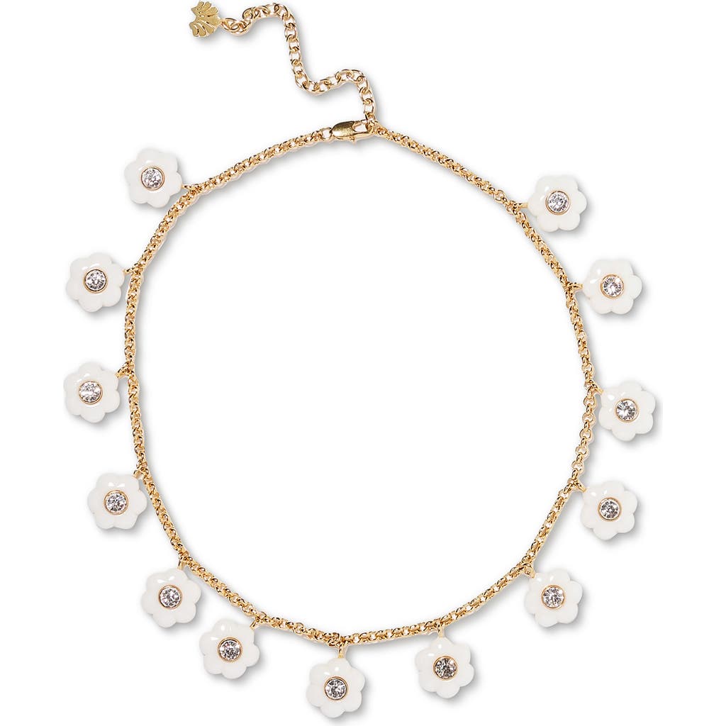 Lele Sadoughi Lele Sadoughi Daphne Crystal Charm Necklace