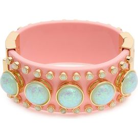 Lele Sadoughi Lele Sadoughi Deco Hinged Cuff