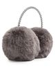 Lele Sadoughi Lele Sadoughi Faux Fur Pearl Earmuffs Charcoal One - 1