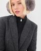 Lele Sadoughi Lele Sadoughi Faux Fur Pearl Earmuffs Charcoal One - 2