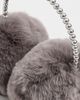 Lele Sadoughi Lele Sadoughi Faux Fur Pearl Earmuffs Charcoal One - 4