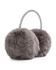 Lele Sadoughi Lele Sadoughi Faux Fur Pearl Earmuffs Charcoal One - 5