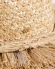 Lele Sadoughi Lele Sadoughi Fringe Straw Hat Metallic One - 4