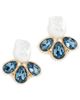 Lele Sadoughi Lele Sadoughi Horizon Stud Earrings Smoky Teal One - 1