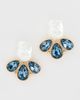 Lele Sadoughi Lele Sadoughi Horizon Stud Earrings Smoky Teal One - 2