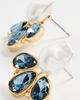 Lele Sadoughi Lele Sadoughi Horizon Stud Earrings Smoky Teal One - 4